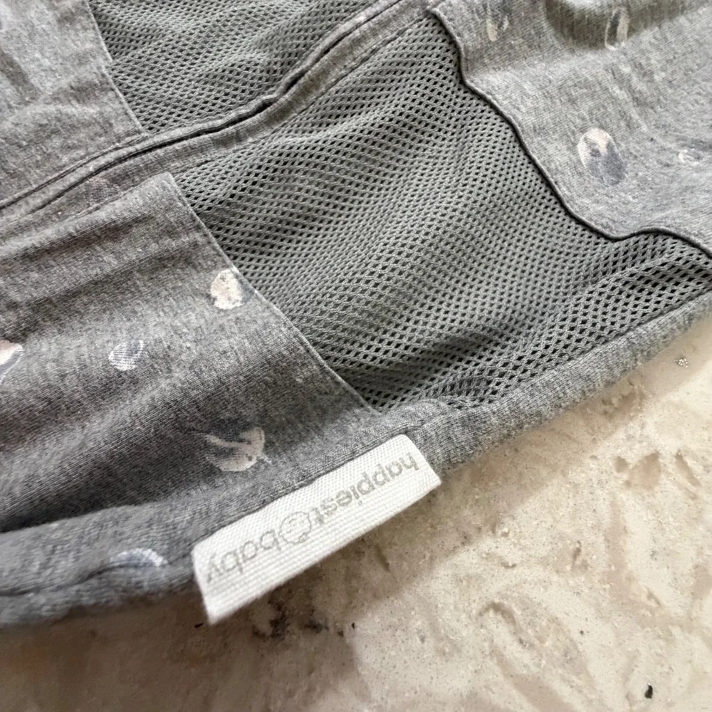 Gray SNOO Sack Celestial Sleep Sack Size M 3-6 Months Vented Cozy Organic Cotton